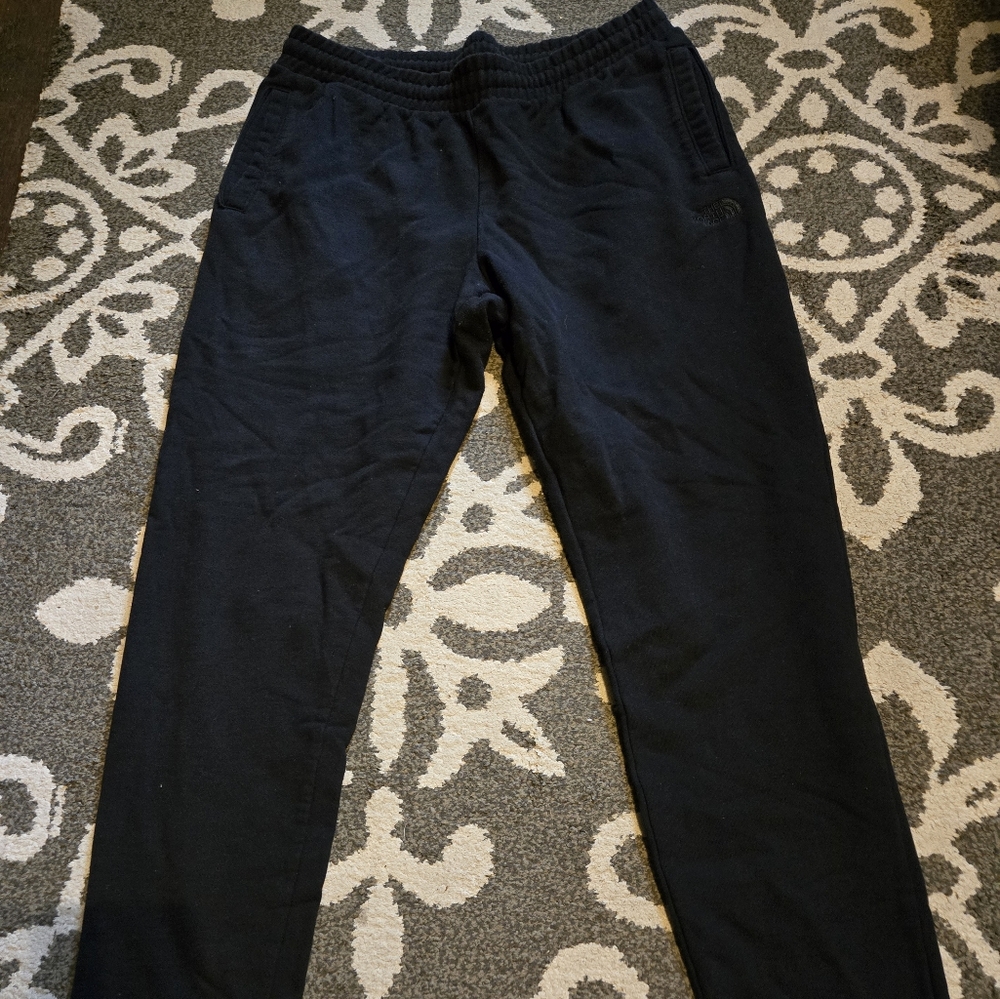 The North Face Black Sweatpants with Elastic Waistband